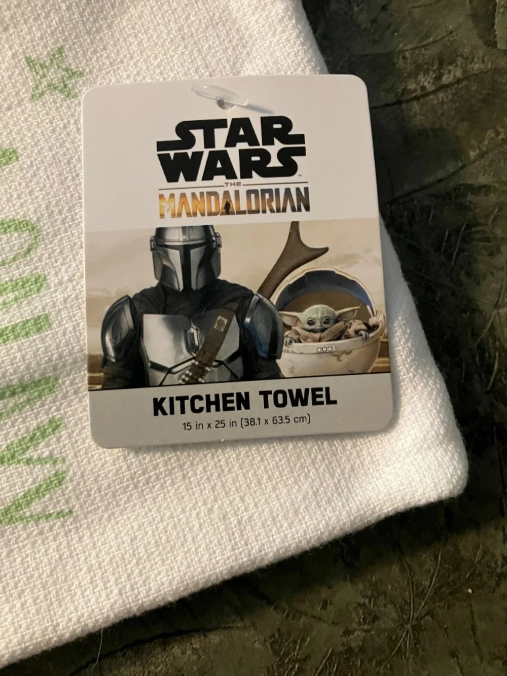 STAR WARS GROGU OFFICIAL Disney Mandalorian set of 2 dish towels 100% cotton